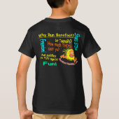 T-shirt Pourquoi course aux pieds nus ? (Dos)