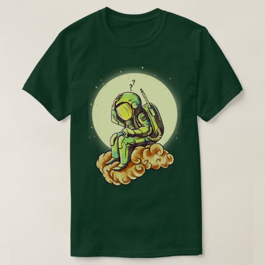 T-shirt Pourquoi dans le nuage (Design devant)