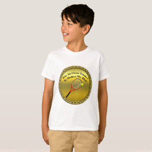 T-shirt Pourquoi est-ce que j'aime le tennis.Ça me fait ch
