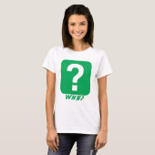 T-shirt Pourquoi Interroger Mark Monogramme (Devant entier)
