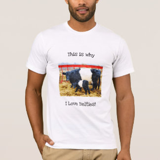 T-shirt Pourquoi j'aime Belties mignonne Belte Belte Gallo