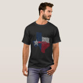 T-shirt Pourquoi j'aime le Texas Typographic Design (Devant entier)