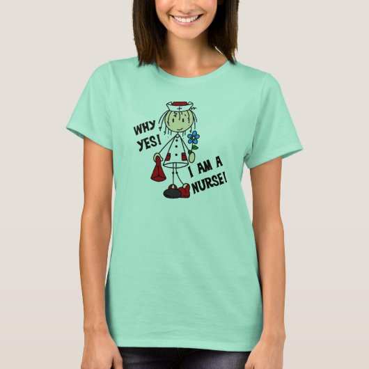 T-shirt Pourquoi je suis infirmière (Devant)