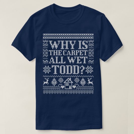 T-shirt Pourquoi l'animal est-il humide ? (Design devant)