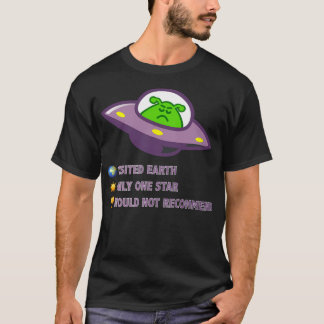T-shirt Pourquoi les Aliens ne visitent pas la Terre