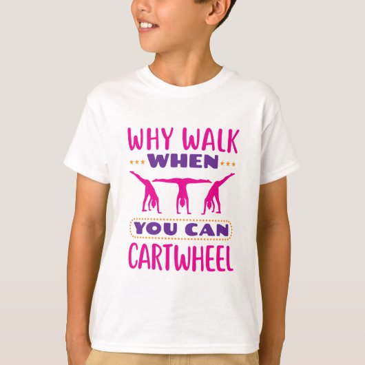 T-shirt Pourquoi Marcher Quand Vous Pouvez Carrousel (Devant)