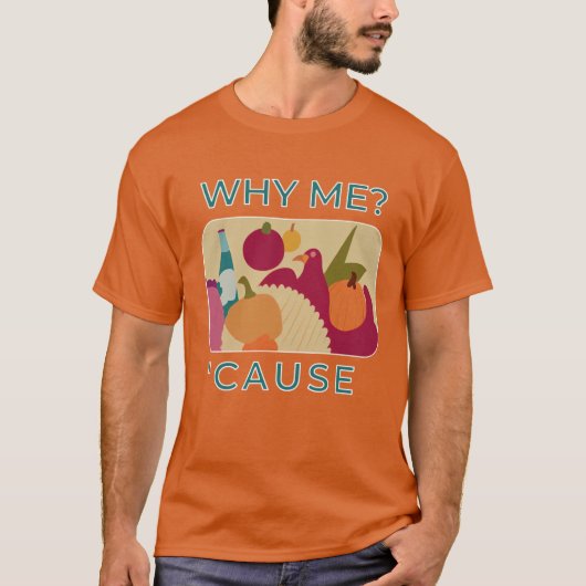 T-shirt Pourquoi moi Oversized (Devant)