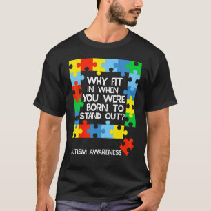 T-shirt Pourquoi s'intégrer Né pour se démarquer Pièce de