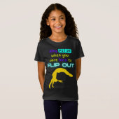 T-Shirt Pourquoi s'intégrer quand vous êtes né à Flip Out (Devant entier)