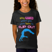 T-Shirt Pourquoi s'intégrer quand vous êtes né à Flip Out (Devant)