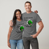 T-shirt Pourquoi tu ne devrais jamais combattre un dinosau (Unisexe)