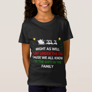 T-Shirt Pourrait Aussi Dormir Sous Les Arbres Noël