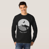 T-shirt Poursuite Vues Aventure Explorer Camping (Devant entier)