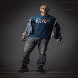 T-shirt Poursuivre Fauci   Anti Fauci