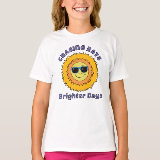 T-shirt Poursuivre les rayons (Devant)