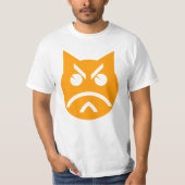 T-shirt Poussage Emoji Chat (Devant)