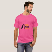 T-shirt « Pousse-toi » (Devant entier)