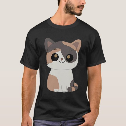 T-shirt Pousser le chat (Devant)