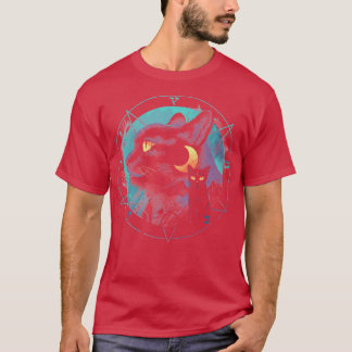 T-shirt Pousser le chat malin