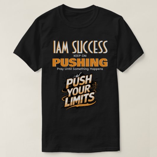 T-SHIRT POUSSEZ VOS LIMITES (Design devant)