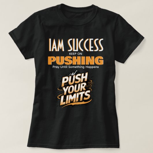T-SHIRT POUSSEZ VOS LIMITES (Design devant)