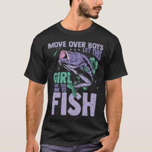 T-shirt Poussez-vous les garçons, laissez cette fille vous