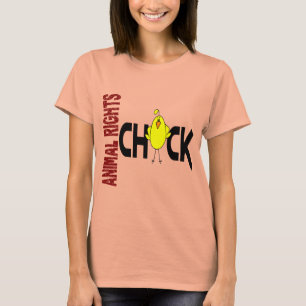 T-shirt Poussin 1 de droits des animaux
