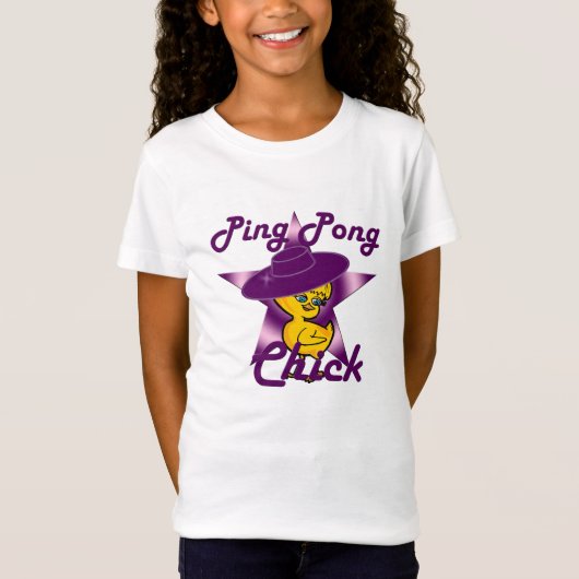 T-Shirt Poussin #9 de ping-pong (Devant)
