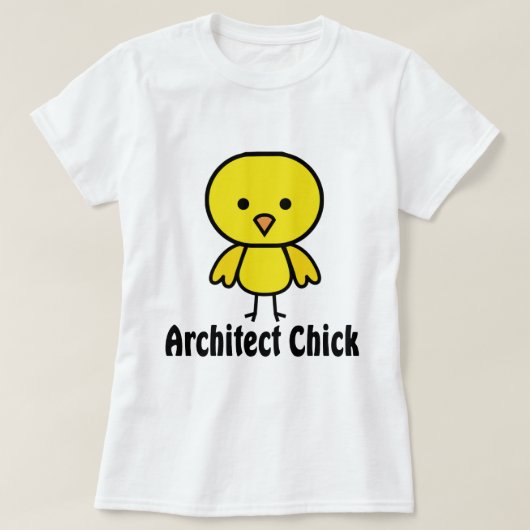 T-shirt Poussin d'architecte (Design devant)