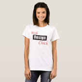 T-shirt Poussin de conception web (Devant entier)