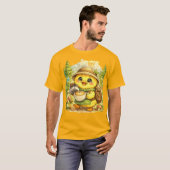 T-shirt Poussin de Forêt Mignon | Fanta Bébé Oisea (Devant entier)