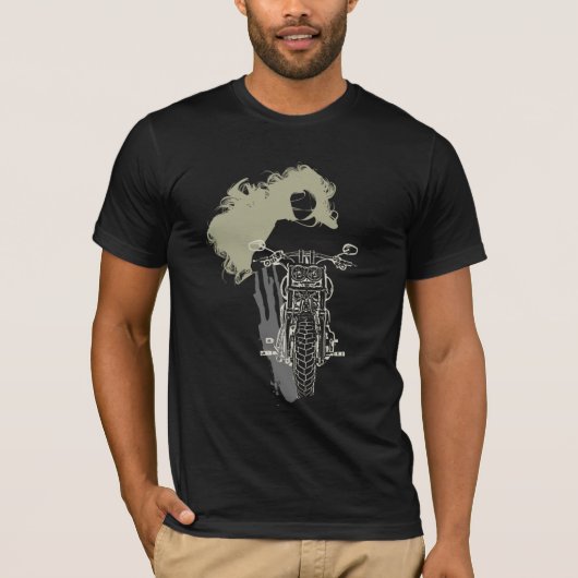T-shirt Poussin de Moto (Devant)