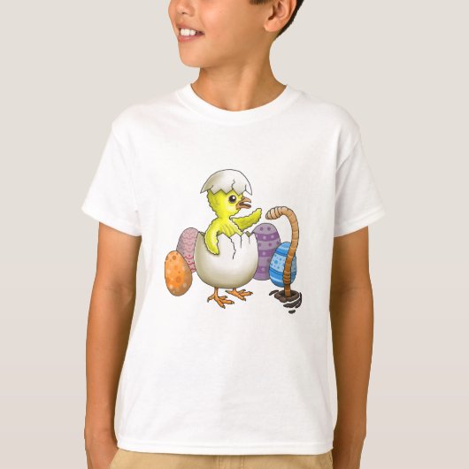 T-shirt Poussin de Pâques éclos (Devant)
