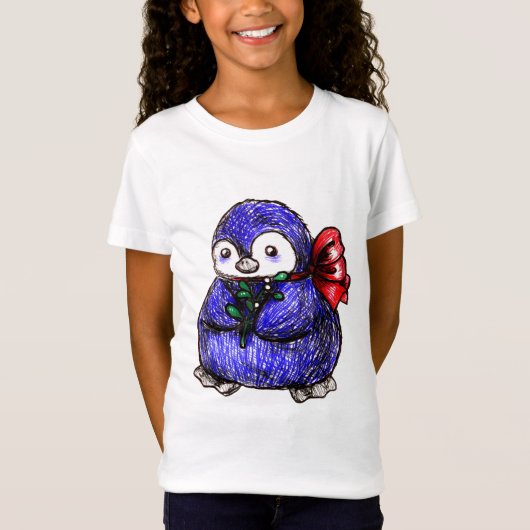 T-Shirt Poussin de pingouin (Devant)