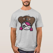 T-shirt poussin de pirate (brun) (Devant)