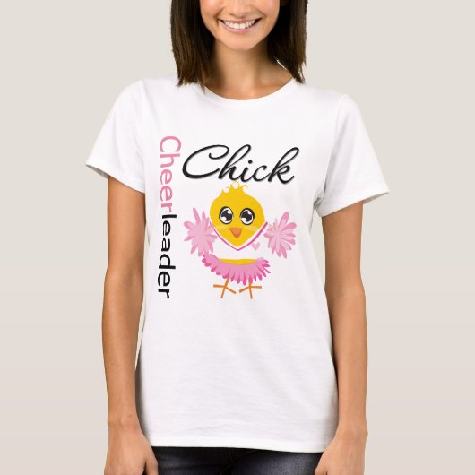 T-shirt Poussin de pom-pom girl (Devant)