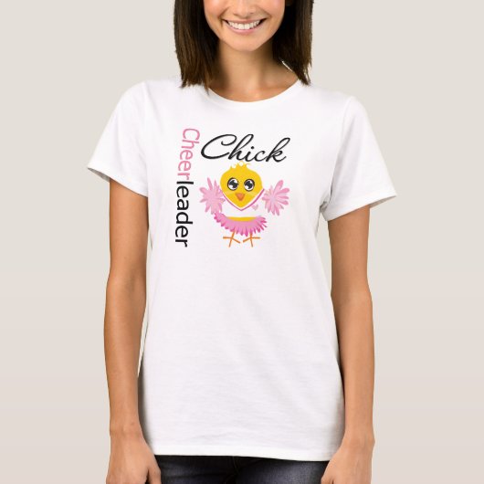 T-shirt Poussin de pom-pom girl (Devant)