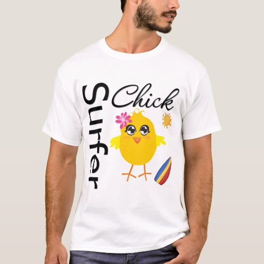 T-shirt Poussin de surfer (Devant)