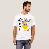 T-shirt Poussin de surfer (Devant entier)