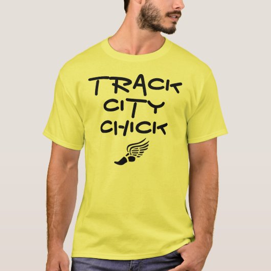 T-shirt Poussin de ville de voie (Devant)