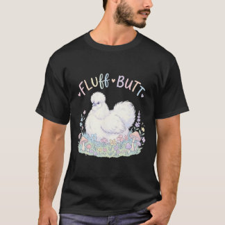 T-shirt Poussin en peluche soyeux Cottagecore Mignon Champ