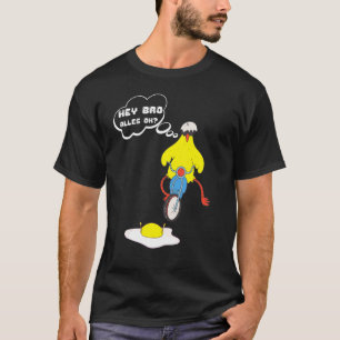 T-shirt Poussin et œuf frit Frère Sœur Motif de Pâques Pou