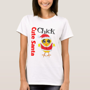 T-shirt Poussin mignon de Père Noël