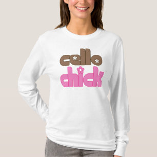 T-shirt Poussin mignon de violoncelle