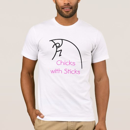 T-shirt Poussins avec des bâtons (Devant)