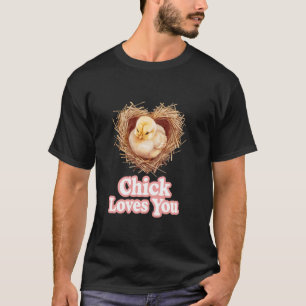 T-shirt Poussins Bébés Adorables pour les Amoureux des Ani