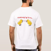 T-shirt poussins, CHICKS'R'EVIL (Dos)