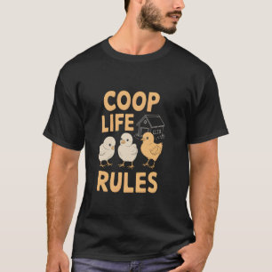 T-shirt Poussins dans les cours arrière Coopératives Jardi