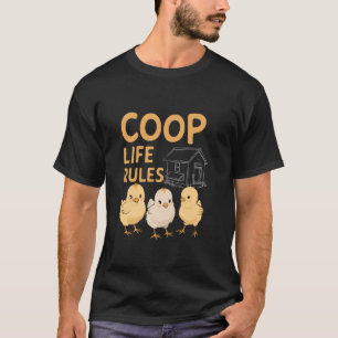 T-shirt Poussins dans les cours arrière Coopératives Jardi