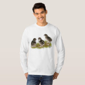T-shirt Poussins de caille Coturnix (Devant entier)
